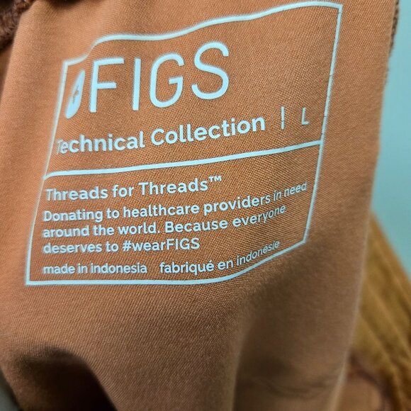 Figs Womens Terra Cotta Zamora Joggers Limited Edition L - Picture 12 of 13